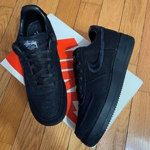 Air Force 1 x Stussy Black